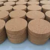 blank kork underlägg fyrkantig rund form 95953mm absorberande värmebeständig kopp matta kork glasunderlägg trä glasunderlägg isolera värmekopp mattor