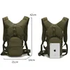 Zaino tattico Molle 15L 800D Oxford Zaini per biciclette da escursionismo Sport all'aria aperta Ciclismo Arrampicata Borsa da campeggio Esercito