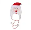 Natal Hat Snowman cervos de Santa de Santa Caps presentes corda longa dos desenhos animados Quente Earmuffs Chapéus partido do traje Fotografia Props Xmas crianças LSK1722