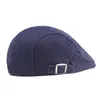 SLECKTON 100% coton casquettes gavroche pour hommes mode broderie béret hommes bill chapeaux France casquette plate unisexe respirant visières 14641206