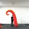 Bras de poulpe gonflable adapté aux besoins du client longueur de 3m soufflent le ballon de tentacule d'animal marin simulé la jambe de poulpe pour la décoration de mur de construction