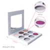 Geen merk! DIY kleuren matte shimmer glitter oogschaduw palet Private label cosmetica aangepaste make-up pallete 26mm gat