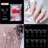 500 sztuk / paczka Francuski pół okładki Fałszywy Nail Art Tips Odpinany Sztuczny Sztuczny Fake Nail UV Żel DIY Manicure Salon Na610