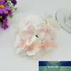 20st 13cols 12cm artificiell liten hortensia blomma huvud diy bröllopsfest bukett blomma vägg båge krans hem dekoration