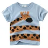 Çocuk Erkek T-shirt Tasarım Bebek Pamuk Tops Yaz Giyim Toddler Moda T-shirt Sevimli Çocuk Oyunlar