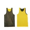 Men Sleeveless Game Uniform Basketball Jersey Team Uniforms Breathable Sports Jersey Polyester Beige