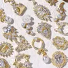 3D металлические украшения с цирконом, украшения для ногтей, высококачественные хрустальные подвески для маникюра с бриллиантами, украшение6489342