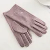 Gants chauds d'hiver de couleur unie, gants d'écran tactile de cyclisme de forme physique1