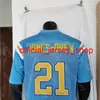 Maillot de football NCAA College UCLA Bruins Maurice Jones-Drew Baby Blue Taille S-3XL Toutes les broderies cousues