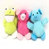 Mignon animal de compagnie chien chat drôle polaire durabilité en peluche jouet couinement jouet à mâcher son cochon grenouille jouets en peluche