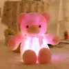 30cm 50cm LED urso de pelúcia brinquedo de pelúcia iluminação de animais de pelúcia de brinquedo brilhante LED LED colorida Função de luz valentina039s Presente do dia PL3902589