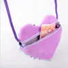 Hot style paillette hanging rope bag love coin purse wallet crossbody bag mini Glitter looped bag for children's coin purse