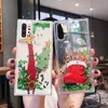 Nuova custodia protettiva di lusso lucida per telefono cellulare per Samsung s8 note10 plus Custodia per cellulare glitterata di Natale Quicksand per IPhone xs max