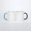 sublimation blanks cup 320ml heat transfer MDF mug ceramic round mouth customize DIY sublimation blanks mug HHA3444