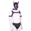 Play Role Of Puppy Exotic Bondage Accessories Toys With Chest Strap Hood And Panties For Mask Dog Fetish Harness Play Sex Bdsm Dtg4605308