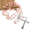 3PCSPACK 6 mm Glass Pearl Bead Rosariopearl Rosary Pink Blue Red White Dostępny 8077598