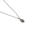 Zavorohin Women's Men's Chain 100% 925 Sterling Silver Coffee Bean Pendant Retro Necklace Allergy Free Q0531