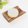 Carbonation Soap Holder Natural Wood Soap Dishes Bathroom Drain Water Soap Box Handmade Wooden Tool