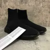2022 Speed Trainer Shoes Party Black White Red High Sock Mens Womens Fashion Boots Triple Casual Size 36 -46 With Box Lz