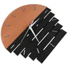 Horloge murale en bois, Design moderne, Vintage, rustique, minable, montre artistique silencieuse, décoration de la maison, H1230