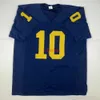 CUSTOM New DEVIN BUSH Michigan Blue College Stitched Football Jersey ADD ANY NAME NUMBER