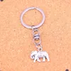 Mode Schlüsselbund 16*20mm Thailand halterungen elefanten Anhänger DIY Schmuck Auto Schlüssel Kette Ring Halter Souvenir Für Geschenk