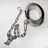 NXY SM Sex Volwassen speelgoed Kraag Seksuele de Acero Inoxidable Smer Pesado Con Cadena Para Hombre / Mujer, ESCLAVO BDSM, Juegos-restrictivos para1220