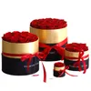 Вечная роза в коробке консервировала настоящие розовые цветы с коробкой Установить лучший день матери подарок романтические валентинки День Святого Валентина Подарки оптом 201222