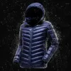 Men's Down Parkas Por Atacado - 2021 Winter Duck Jacket Homens Baiacu Coat Light Jackets Parka Roupas Pluma Chaqueta Hombre Invierno1