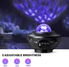 Nowatorskie oświetlenie Bluetooth potężny projektor galaxy z pilotem głośnikowym LED LED Loder Starry Sky Star Night Light301W