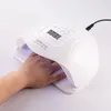 Lampada LED UV SUNX5 PLUS 80W per asciugatrice per unghie Strumento per unghie con display LCD intelligente con luce solare