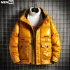 MENNE Herren-Winterjacke, 90 % weiße Entendaunen, verdickt, warme Herrenjacke, PU-Beschichtung, Herrenmode, hochwertige Kapuze1