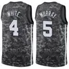 Imprimir Basquete Derrick White Jersey 4 Dejounte Murray 5 Demar Derozan 10 Lamarcus Aldridge 12 Lonnie Walker IV 1 Team City Earned Edition