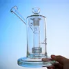 Clear Water Glass Bongs Mobius Oil Dab Rigs Sidecar 18mm Kobiece Wspólna Matrix Perc Water Pipes MB01