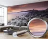 Beautiful Seaside Landscape 3d wallpaper Classic 3d Wallpaper Romantic Landscape Decorative Silk 3d Mural Wallpaper