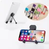 Criativo ajustável Tabela telefone estar Desk Suporte Universal Folding tripé para iPhone iPad 12 Huawei Samsung Celular Monte