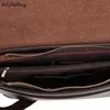 Business Men Briefcase Handbag Luxury Genuine Leather Crossbody Bags Man Shoulder Bag Bolsa Laptop Messenger Bag Brown SV0024951