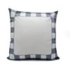 Sublimation taie d'oreiller blanc blanc oreiller coussin couvre Polyester transfert de chaleur