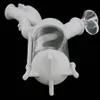 Hookahs Heteromorphism Shape Design 8 inch Alien Silicone Hookah with Glass Bowl Water Smoke Pipe Printing Bongs