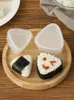 Triangle Boule De Riz Sushi Moules Outils De Cuisine Plateau De Riz Enfants Déjeuner DIY Alimentaire Onigiri Maker Maison Cuisine Accessoires 2pcs / set