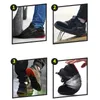 Frete Grátis Botão de Trabalho de Aço De Tee De Segurança Puntuais à Prova Ao Ar Livre Sneakers Homens Indestrutíveis Sapatos Ryder Y200915