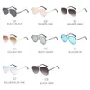 2020 neue Mode Marke Designer Damen Pilot Sonnenbrille Frauen Männer Goggle Gradienten Sonnenbrille Für Weibliche Spiegel Shades UV4001