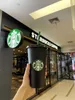 Modifica gratuita Starbucks 710ml Taglie Venti 24 fl oz oncia Tumblers in plastica trasparente personalizzato opaco rosa con paglia starw tazze64bt64bt