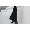[EAM] Trench lungo da donna imbottito in cotone di grandi dimensioni Nuovo bavero manica lunga vestibilità ampia giacca a vento moda primavera autunno 19A-a702 201110