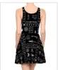 Realfine Summer Dress TLY1134 Ouija Fashion Sleeveless Printing Casual Dresses For Women Size S-XL