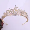 2021 neue Vintage-Barock-Braut-Tiaras, Accessoires, Abschlussball-Kopfbedeckungen, atemberaubende transparente Kristalle, Hochzeits-Tiaras und Kronen von 1915