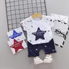 新生児の男の子の服幼児Tシャツ2pc