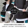 Mens Sportswear Set Moda Baskı Gündelik Jacketsports Pants 2 Parça Sonbahar Setleri Fermuar Siyah Jogging Sportswear 201204