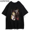 Anges de la mort Rachel Gardner Isaac Foster Anime T-shirt Hommes Femmes Harajuku Été 90 Mode Gothique Ulzzang Hip Hop Tops Tees Y220208