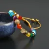 Bracelet Chakras de soulagement de l'anxiété de guérison en gros 8mm perles de pierre naturelle coupées à facettes avec des bracelets de boule de CZ pour la chaîne de corde d'amant femmes